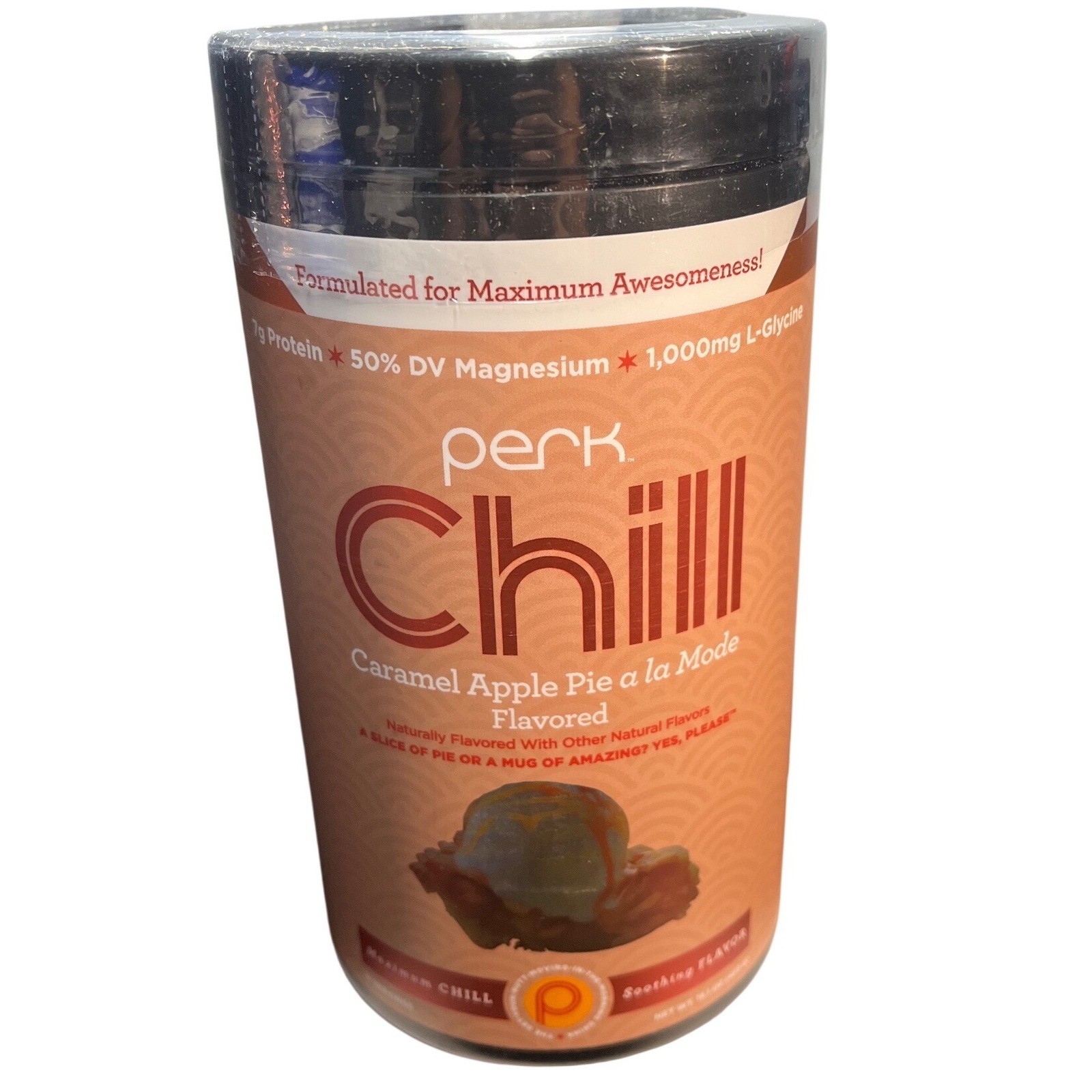 Perk Chill Caramel Apple Pie a la Mode Protein Drink Mix 18 Servings 15.2oz