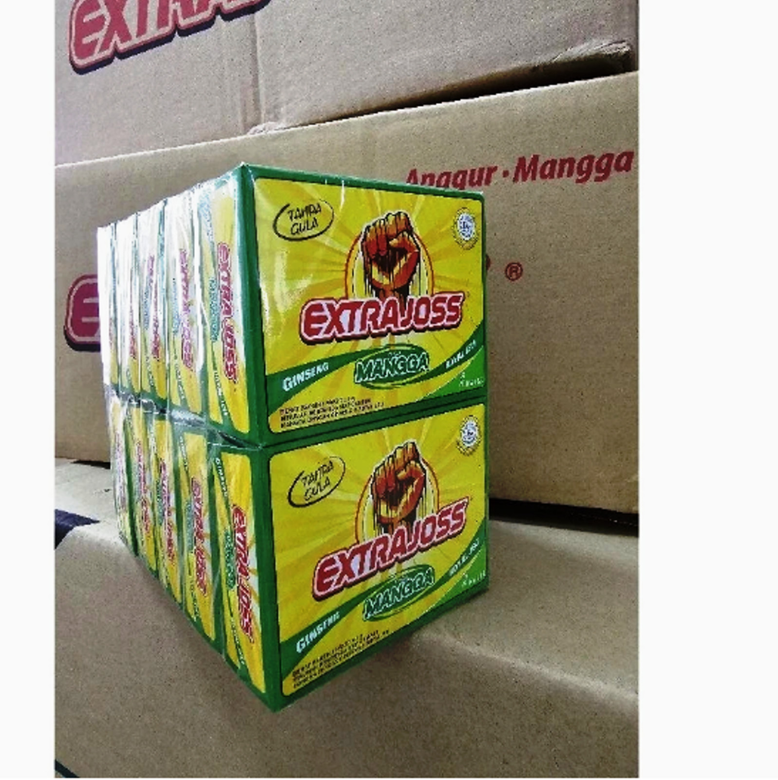 EXTRA JOSS 50 BOX (300 Sachets) Mango Flavour Sugar Free Energy Drink Powder