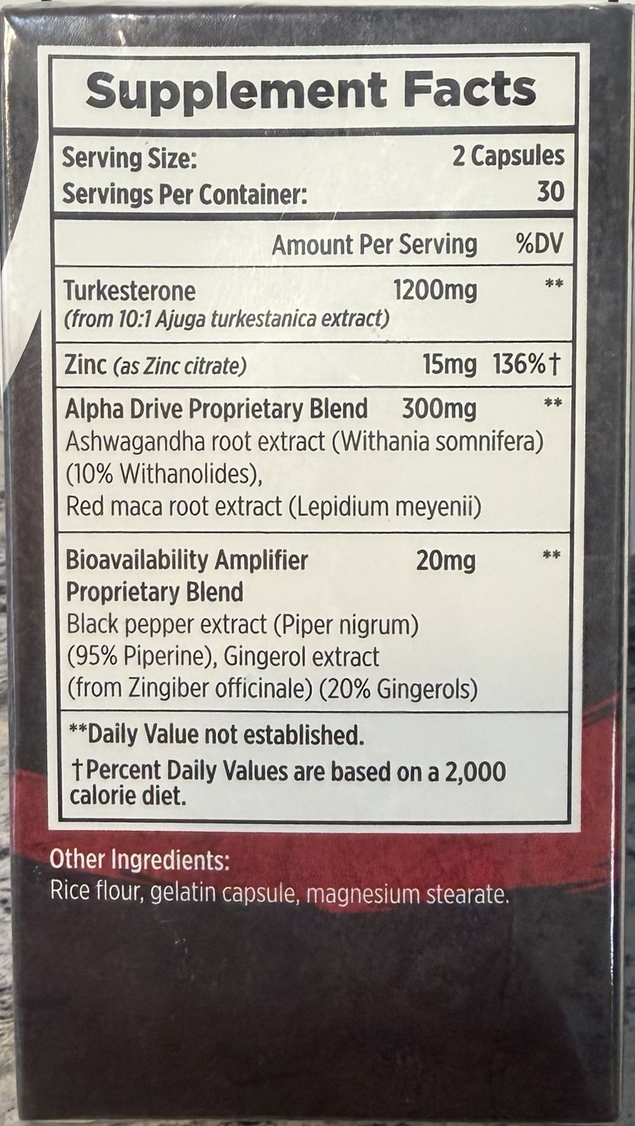 TYRENGSS Supplement for Men – Booster 60 Count Exp 8/26 FREE FAST SHIPPING