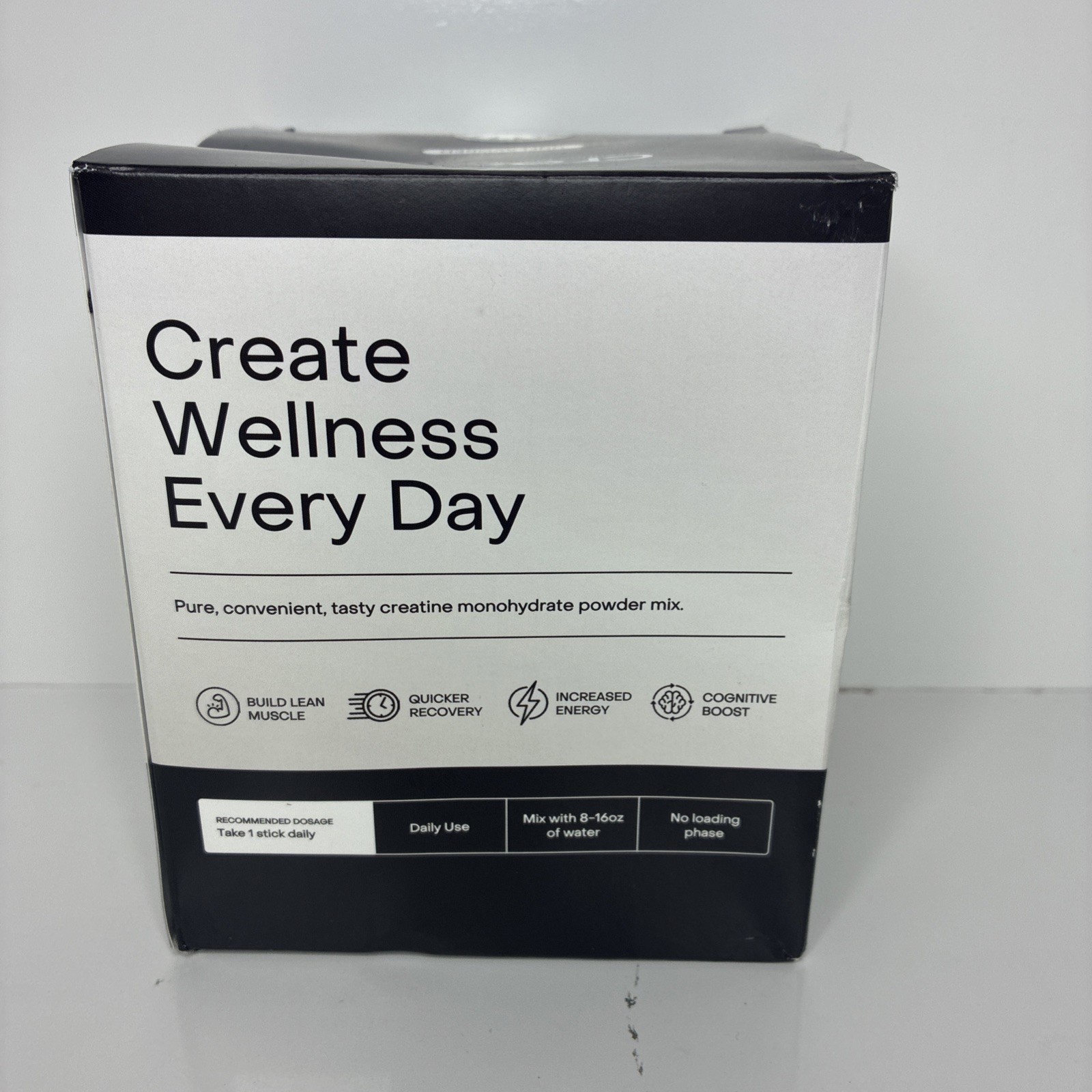 Create Single Serve Creatine Monohydrate Powder – 30 Pack, 5.4g ea. Exp. 08/27
