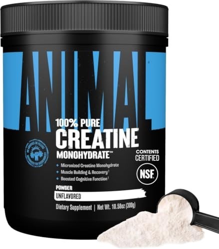 Micronized Creatine Monohydrate Powder Unflavored 300g Muscle Recovery 5g Per