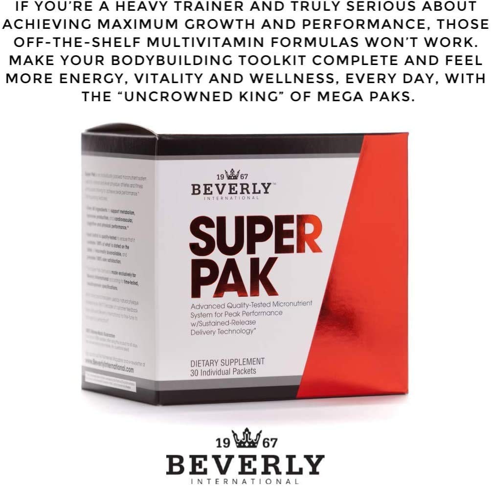 Beverly International Super Pak. 30 Packs. High-Potency 30 Count (Pack of 1)