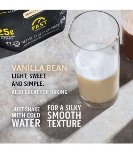 Ascent Native Fuel Whey Protein Vanilla Bean, 4.25 lbs