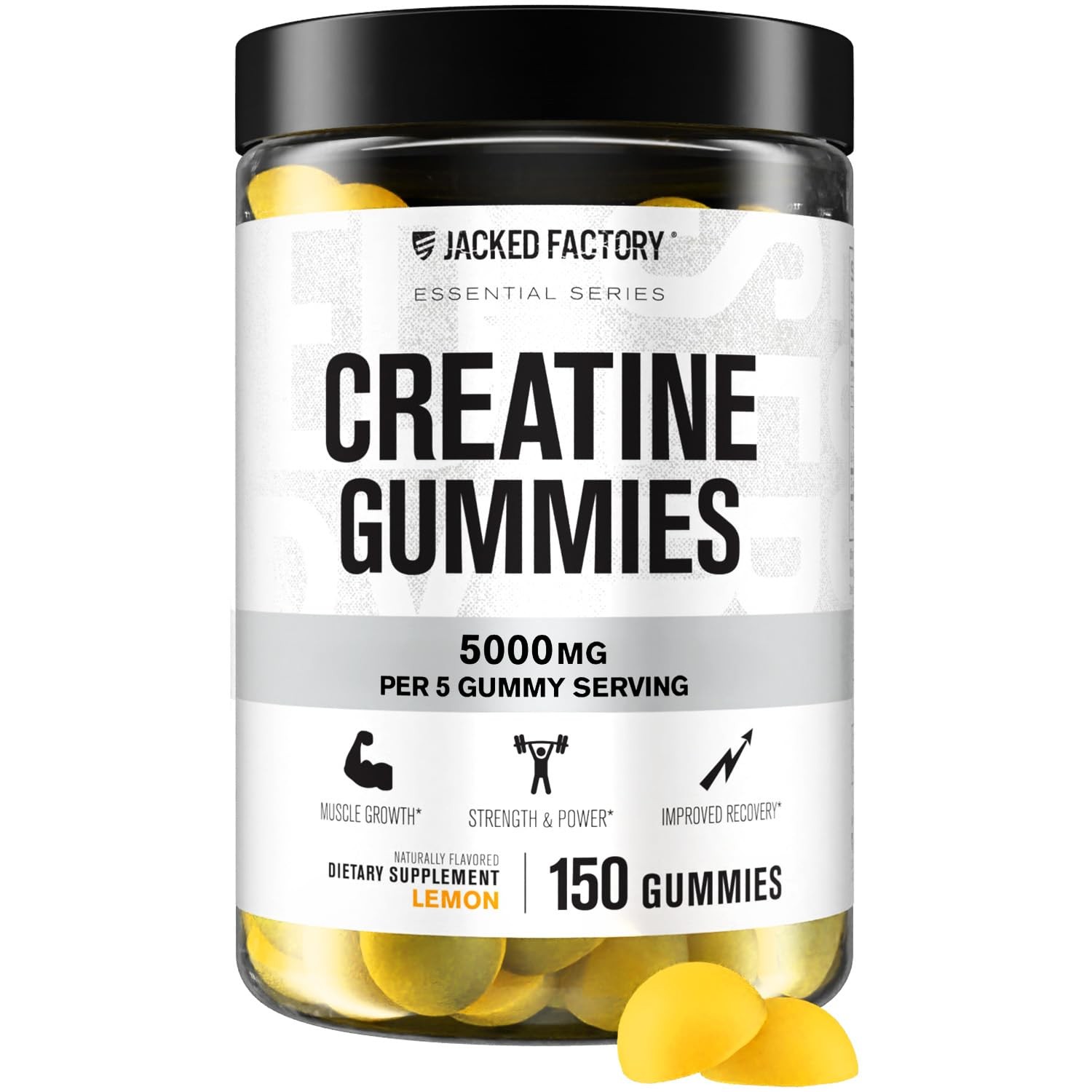 Creatine Gummies 5g Daily Dose (1g per Gummy) – Creatine Gummy for Men and Wo…