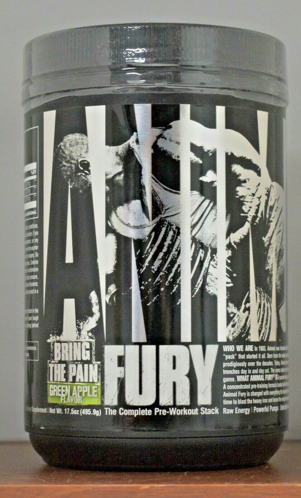 Universal Nutrition Animal Fury Pre-workout Stack 30 Servings Choose Flavor