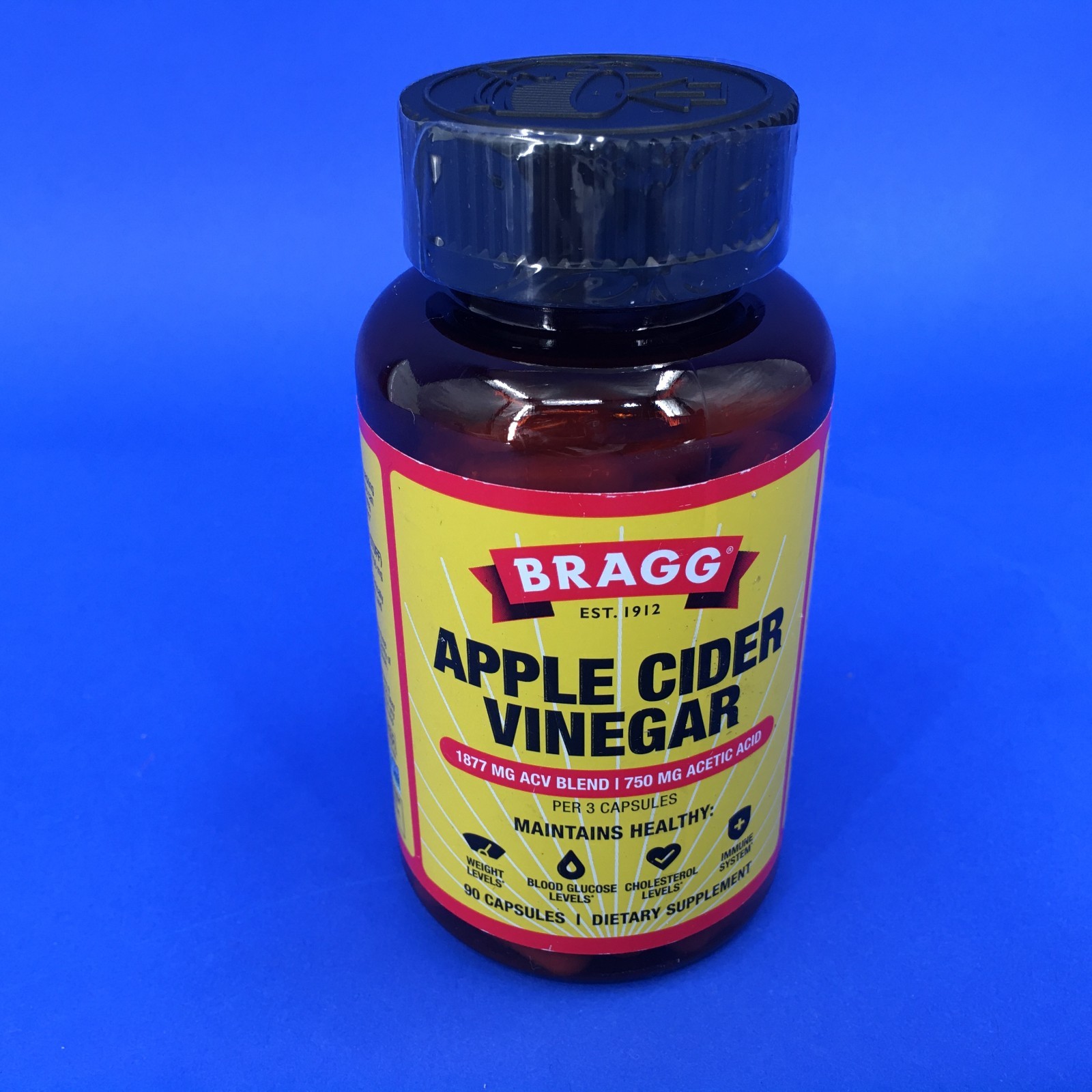 Bragg Organic Raw Apple Cider Vinegar 90 Capsules