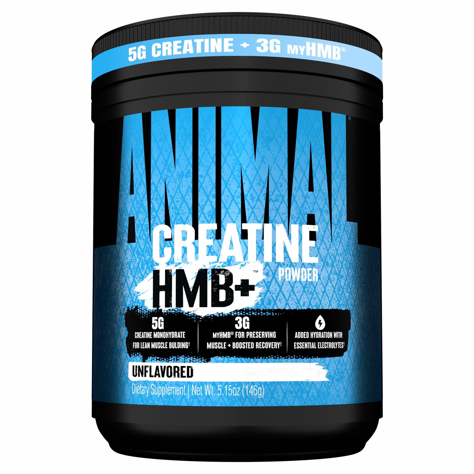 Animal Creatine HMB Powder – 3g myHMB + 5g Creatine with Electrolytes for Rec…