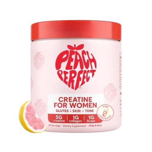 Peach Perfect Creatine for Women Pink Lemonade 30 Servings