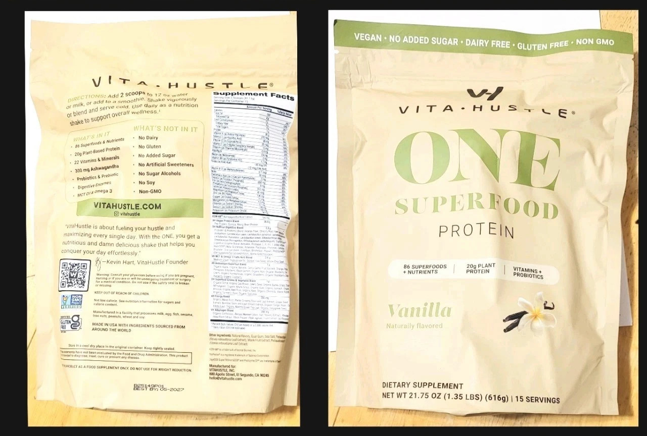 Vita Hustle VANILLA 1.35 LBS Retail 49.99