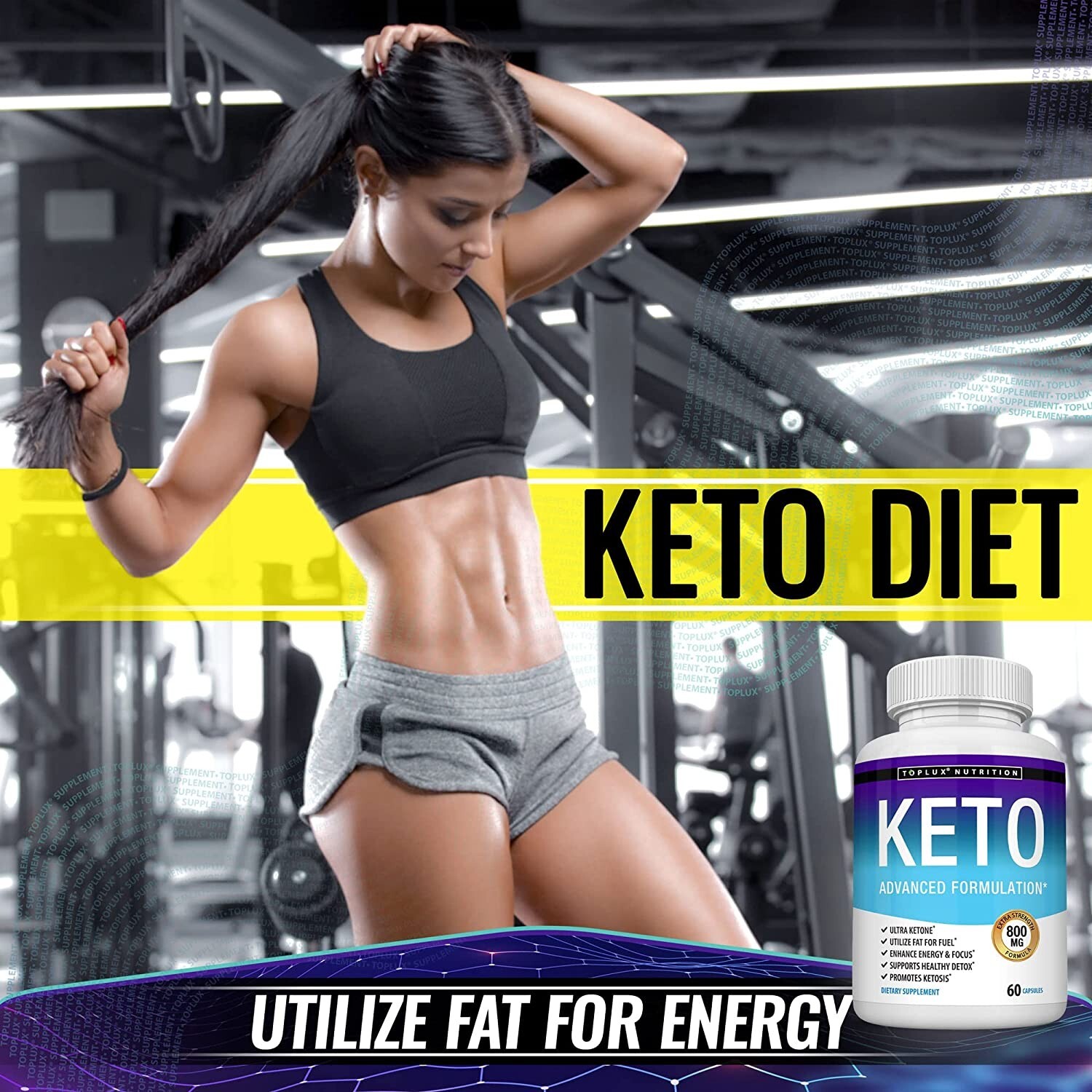 Keto Diet Pills BHB Advanced Ketosis To Burn Fat Fast 3X Supplys