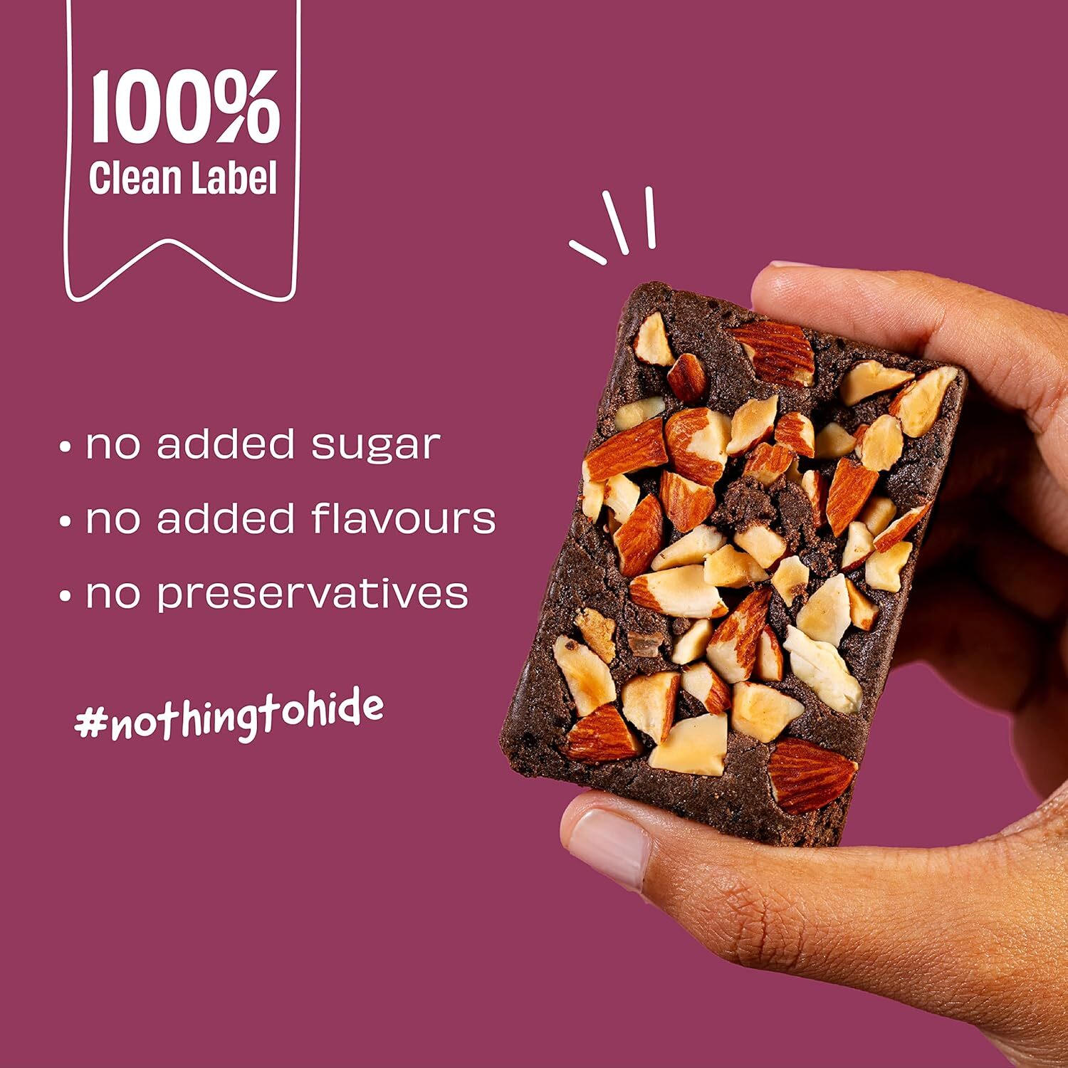 The Whole Truth Protein Bars All-in-One No Added Sugar Pack of 6 x 52 g each
