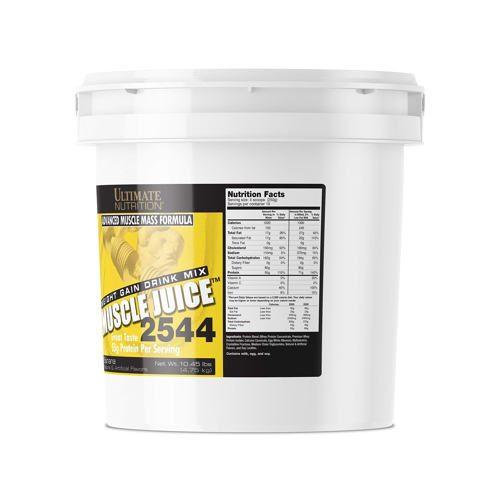 Ultimate Nutrition Muscle Juice 2544, Lean Muscle Mass Classic Gainer