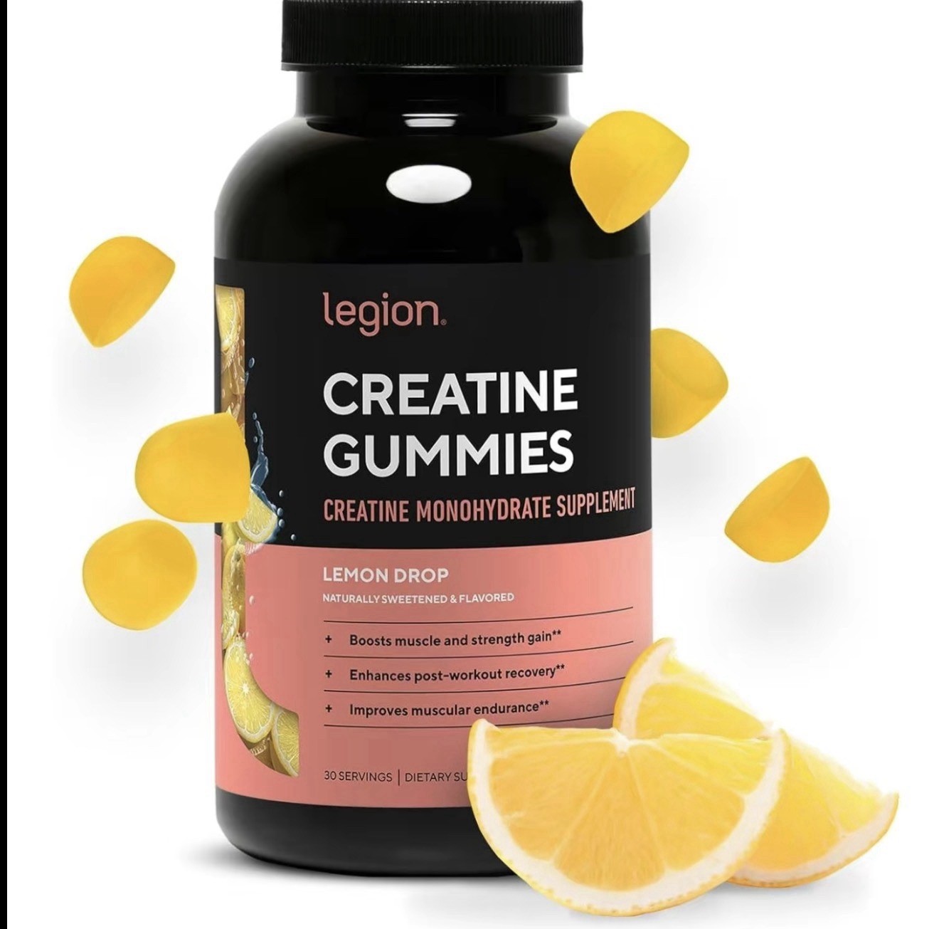Creatine Monohydrate Gummies – Clean Creatine Gummies for Muscle Gain, Improv…