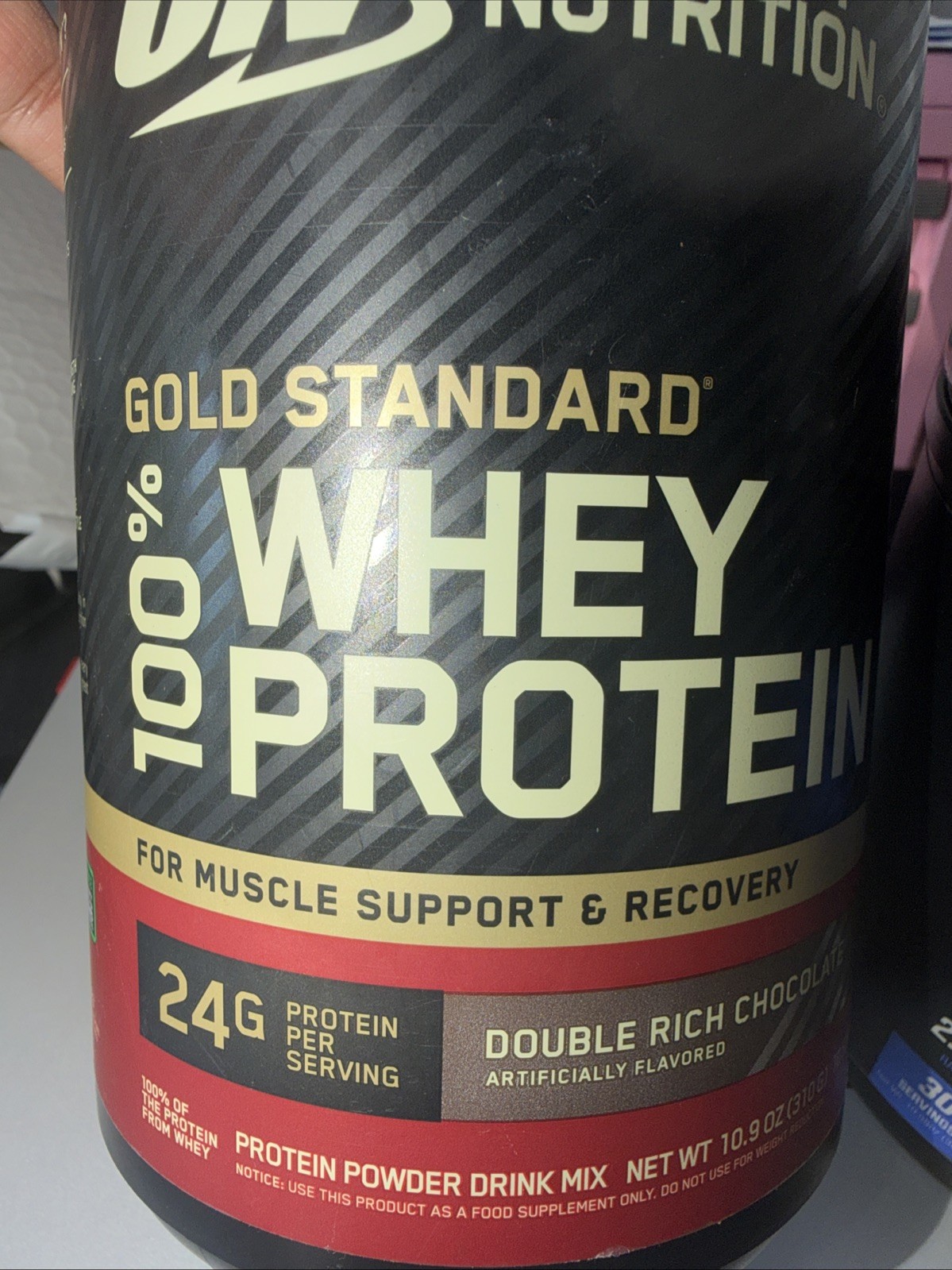 100% Gold Standard Chocolate 10 Servings 10.9 oz And Bcaa 2 Pack