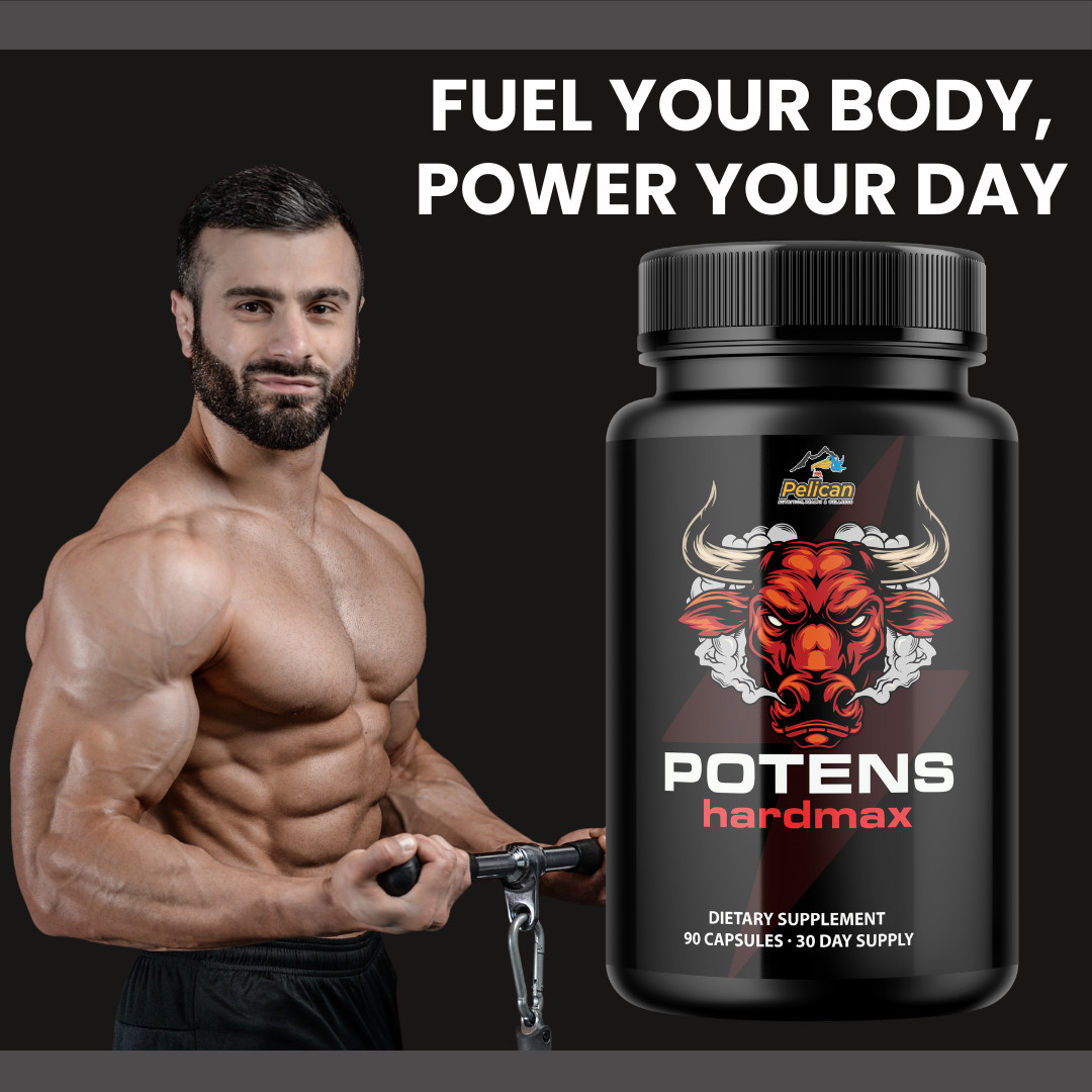 POTENS Hardmax- Bodybuilding & Men’s Health Support- 90 Capsules