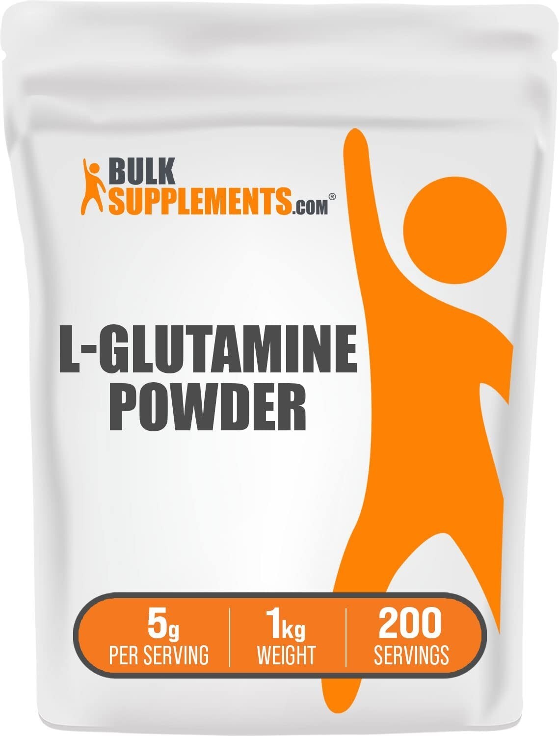 Polvo de L-Glutamina – Recuperación muscular y salud inmunológica, 2.2 lbs