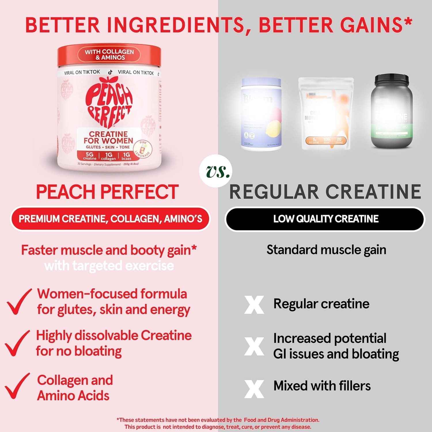 Glute Strength & Energy Boost – Women’s Micronized Creatine Monohydrate Powder