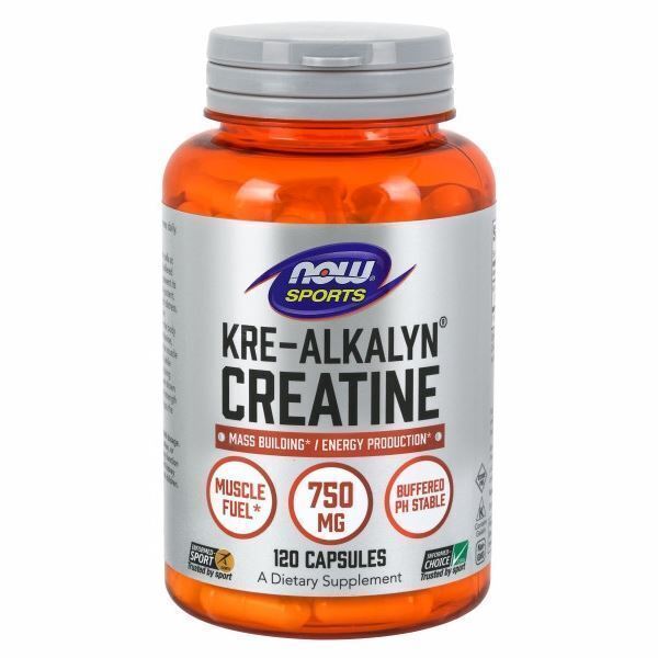 Kre Alkalyn Creatine 120 caps By Now Foods