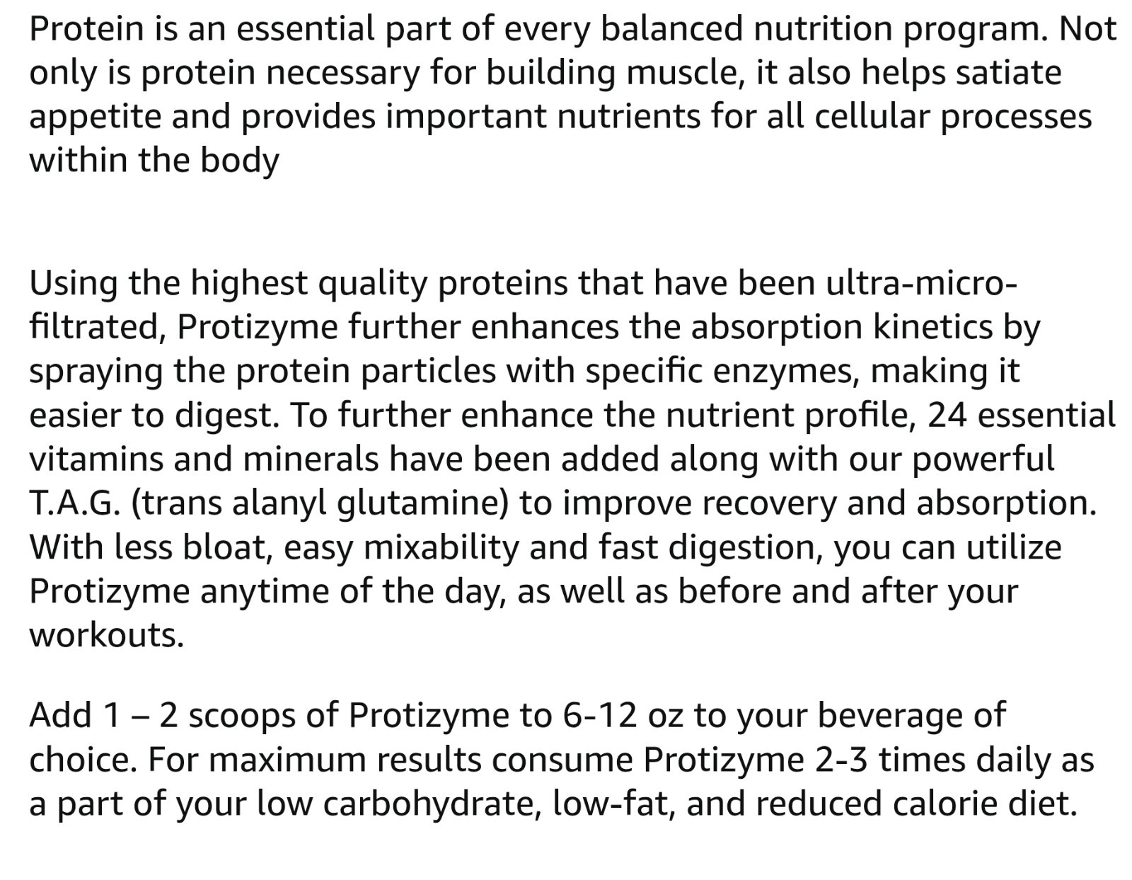 Metabolic Nutrition PROTIZYME PROTEIN 4 lb (52 Serv) Vanilla Cake BEST BY 12/26