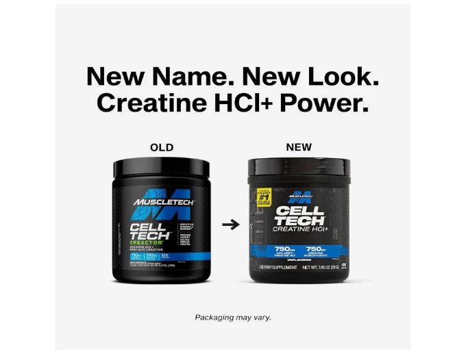 MuscleTech Creactor Creatine HCl Powder – 120 Servings