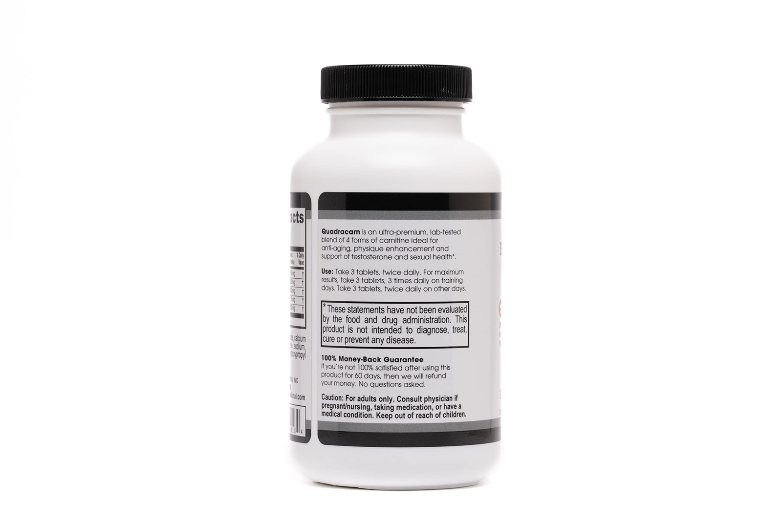 Quadracarn 4X-Potency, Lab Tested Ultra-Premium Carnitine Blend for Fat Loss,…