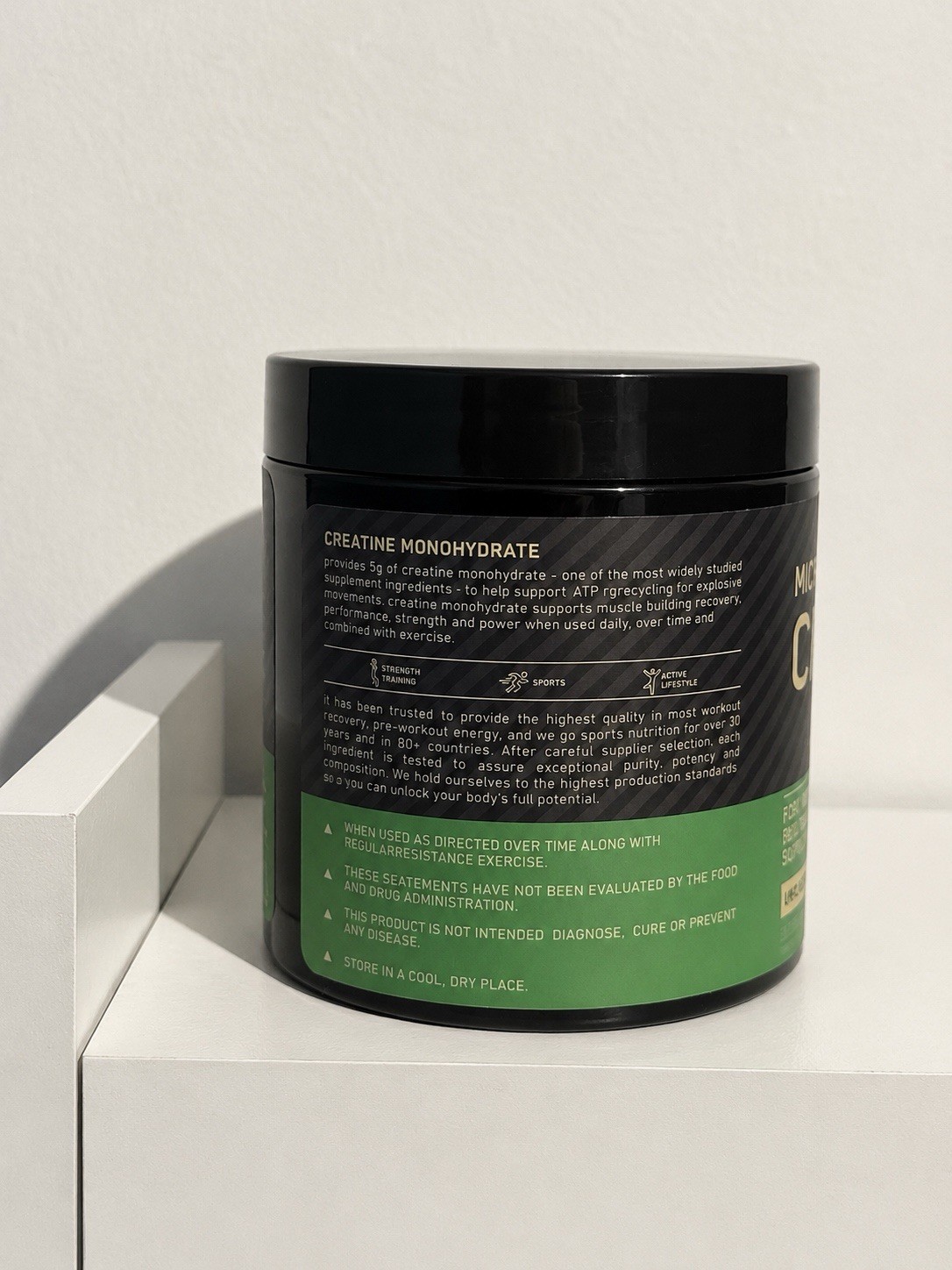 Micronized Creatine Monohydrate Powder 300g 60 Servings Unflavored