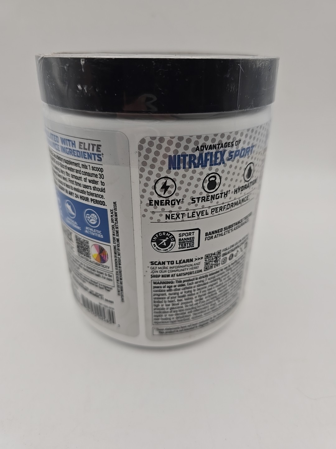 Nitraflex Sport Pre-Workout Powder 20 Servings – Blue Raspberry Exp 07/2027