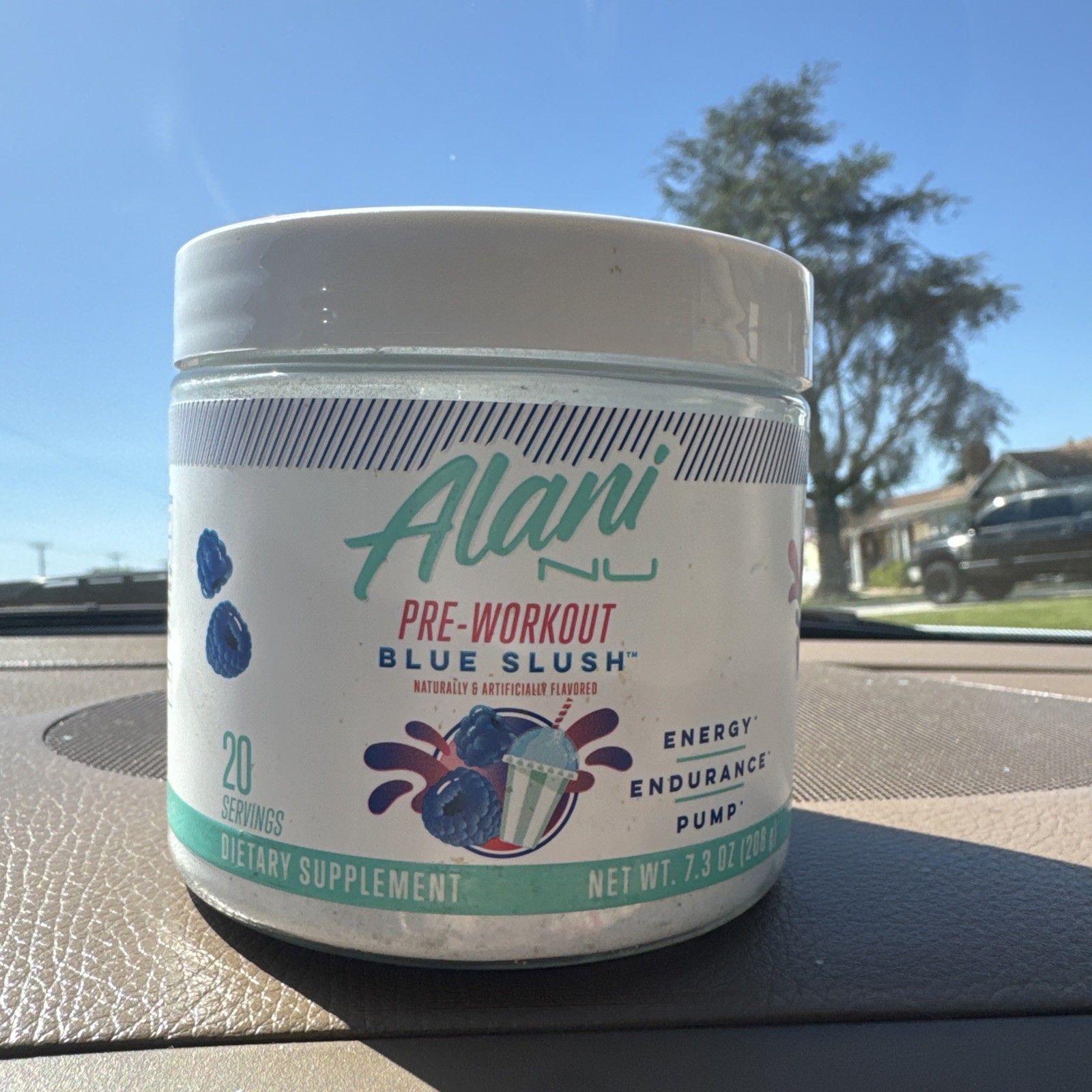 Alani Nu Pre-Workout Energy Supplement Powder Vegan – Blue Slush