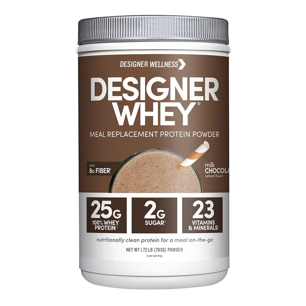 4/27 Designer Whey, Meal Replacement Protein Powder, Milk Chocolate, 1.72 lb