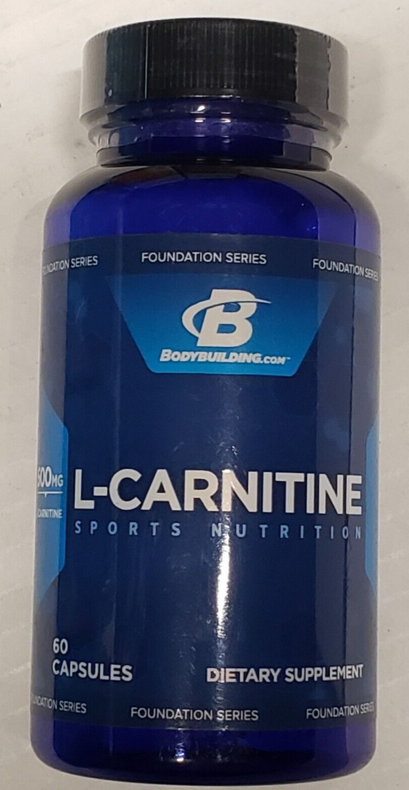 Bodybuilding.com – L-Carnitine – 60 Capsules – Fat burner/Recover – Exp 5/2025