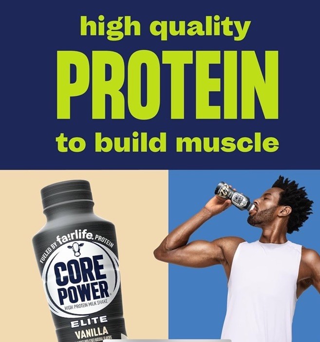 Core Power Elite High Protein Shake, Vanilla, 42g Bottle, 14oz, 12 Pack