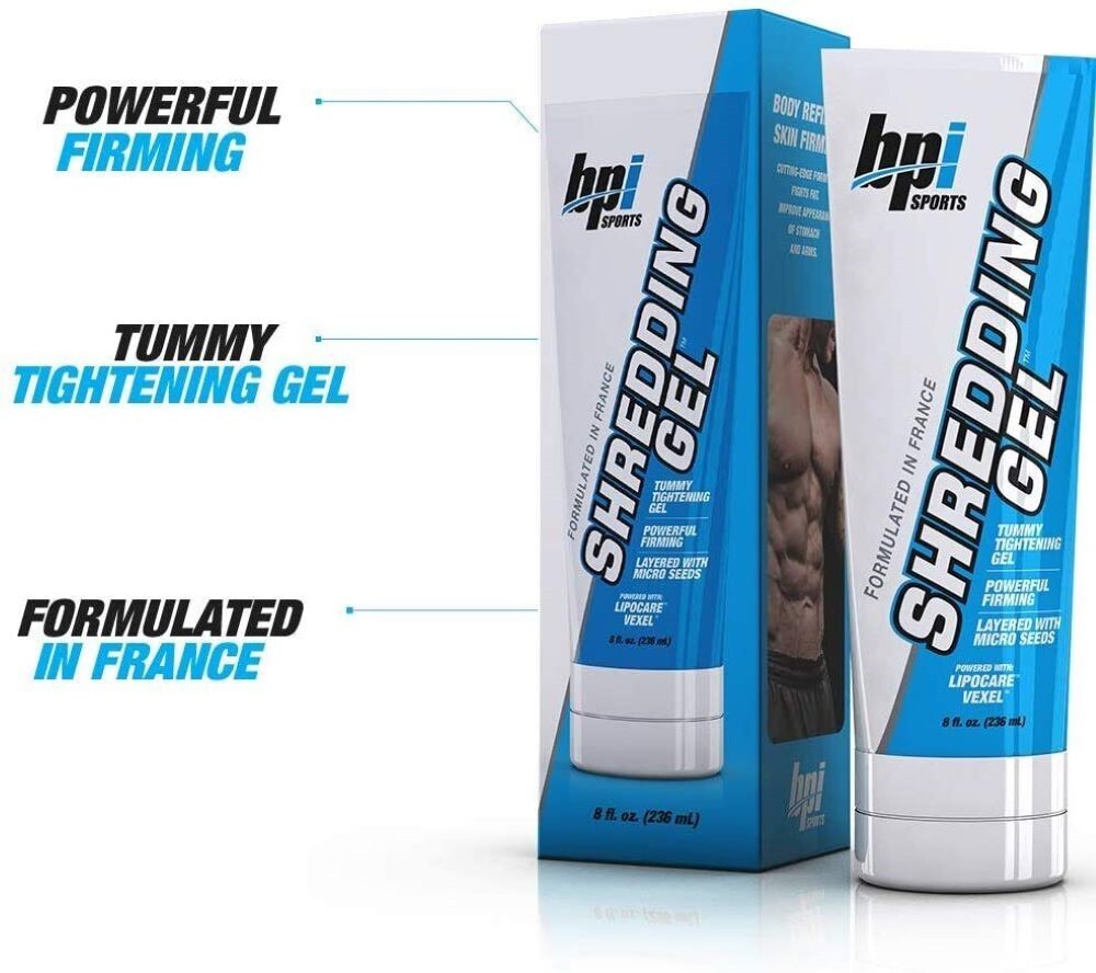 Lot of 12 BPI Sports Shredding Gel, Skin Firming, Toning, Muscle Definition 8oz