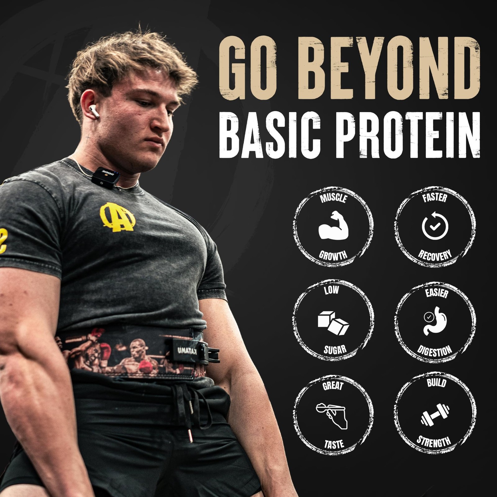 Whey Isolate Protein Powder – Loaded for Pre & Post Workout Muscle Builder an…