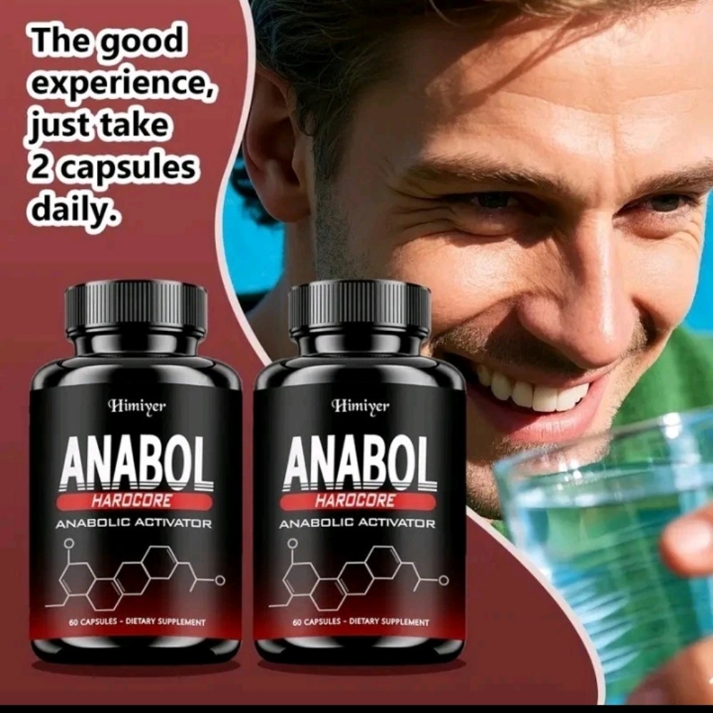 Anabol Hardcore Muscle Builder Mental Clarity 2 Pack Made In the USA FDA
