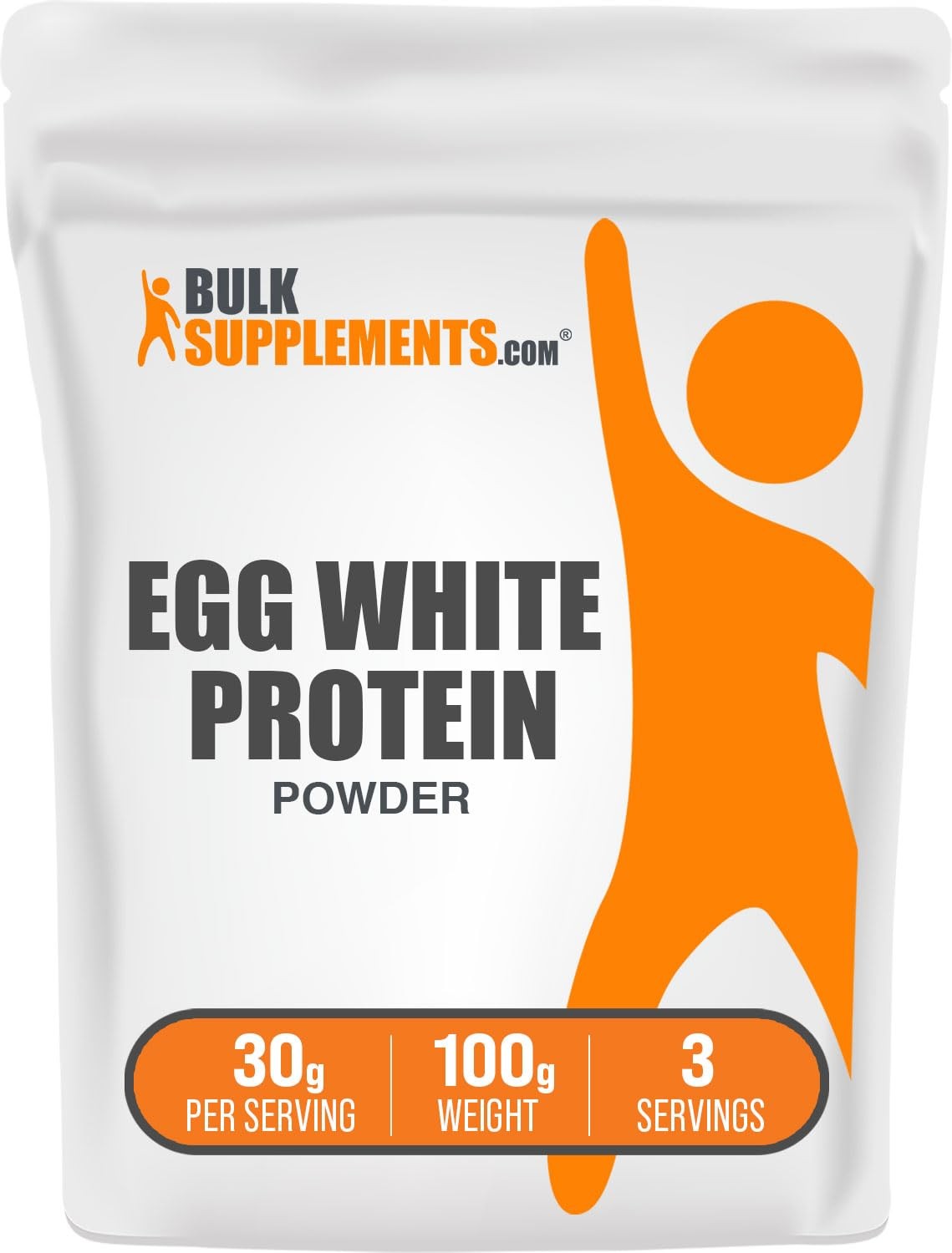 Egg White Protein Powder 30G Lactose Free Unflavored Dietary Supplement 3.52Oz