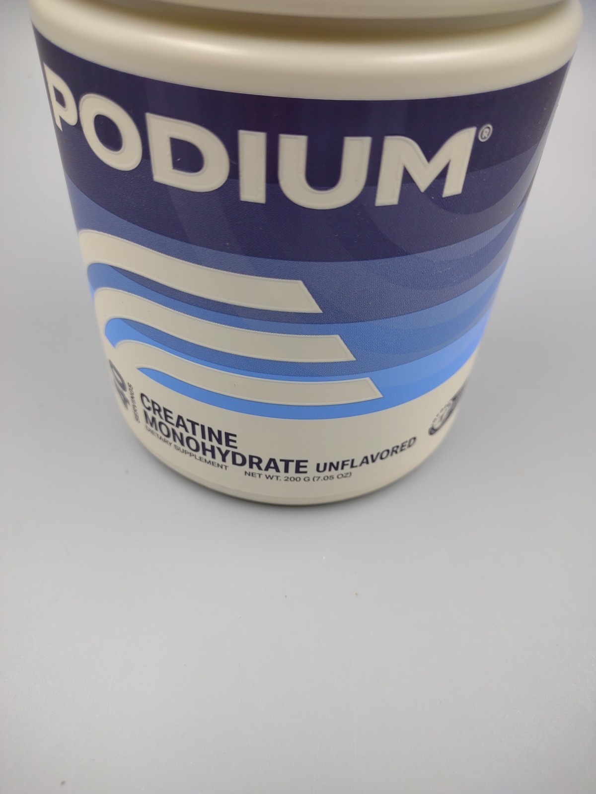 Podium Creatine Monohydrate Unflavored ~ 7.5oz/40 Servings ~ Expires 2/26