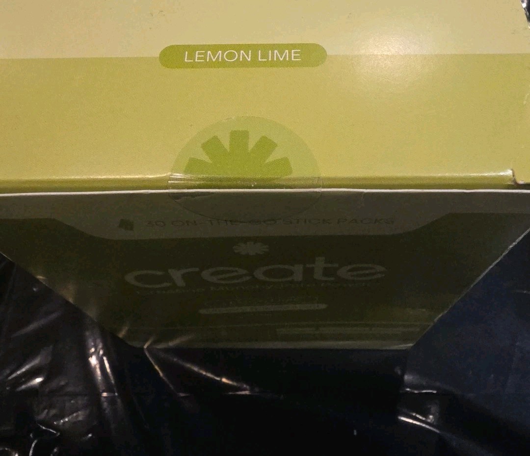 Create Creatine Monohydrate Powder Lemon Lime Dietary Supplement 30 sticks NEW