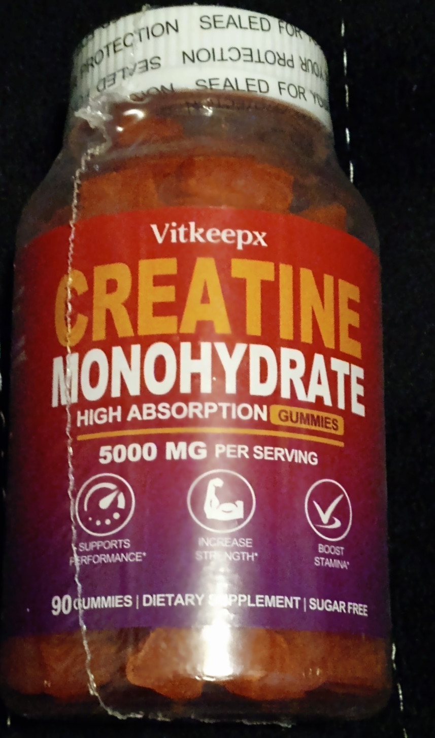 2 bottles of Creatine Monohydrate Gummies 90 gummies increase Strength