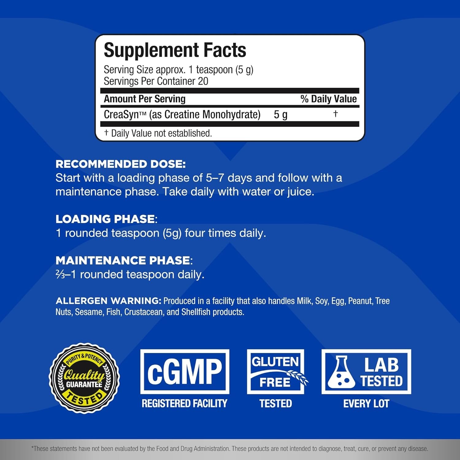 Allmax Essentials Creatine – 100 G Powder – Improves Performance & Training Inte