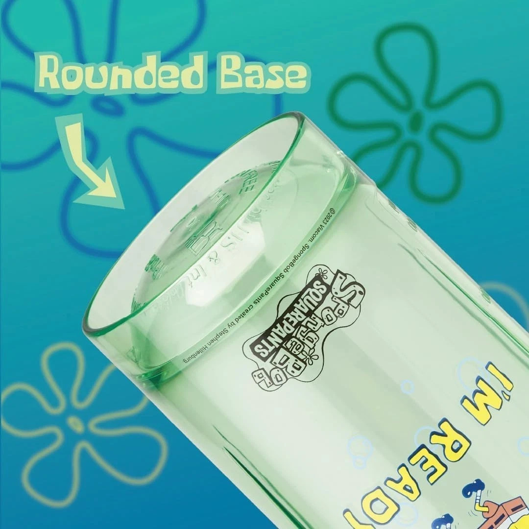BlenderBottle Spongebob Shaker Bottle Pro Series Perfect for Protein Shakes and