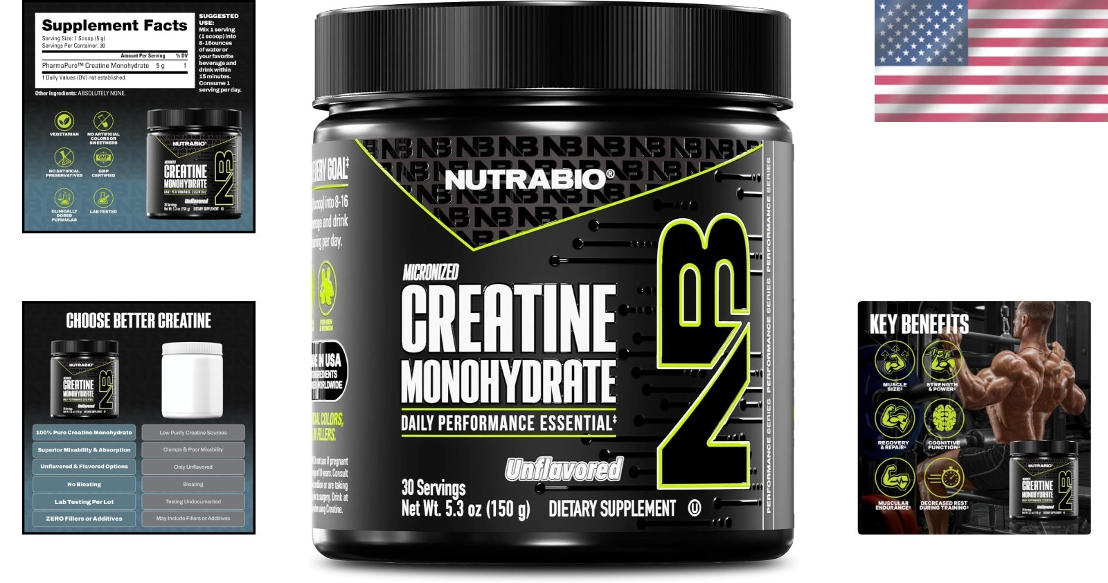 Micronized Creatine 150g – Gluten-Free, Kosher & -Friendly Muscle Support