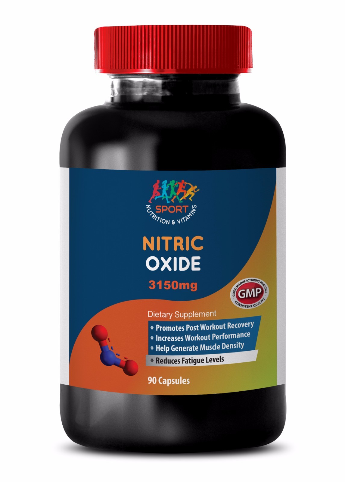 L-Arginine – NITRIC OXIDE 3150 – Perpetual Pump – Over 3000mg – 1Bot 90Ct
