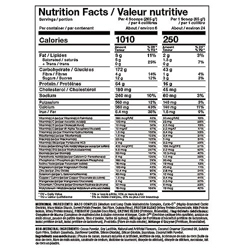 ALLMAX QuickMass Chocolate Mass Gainer Powder 3.5 lb