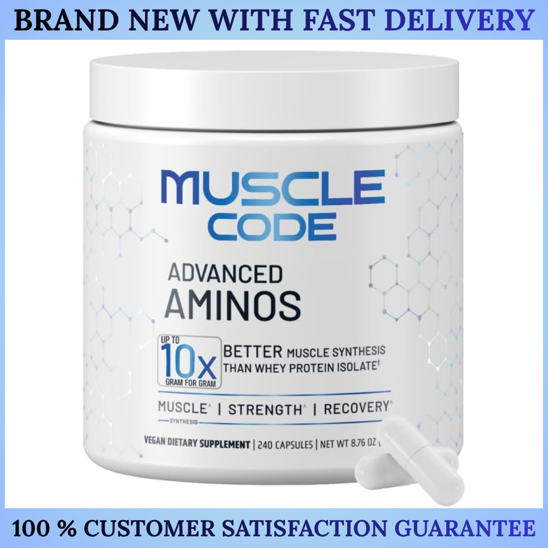 Muscle Code Essential Amino Acid Capsules Synthesis & Repair Nautilus Strength