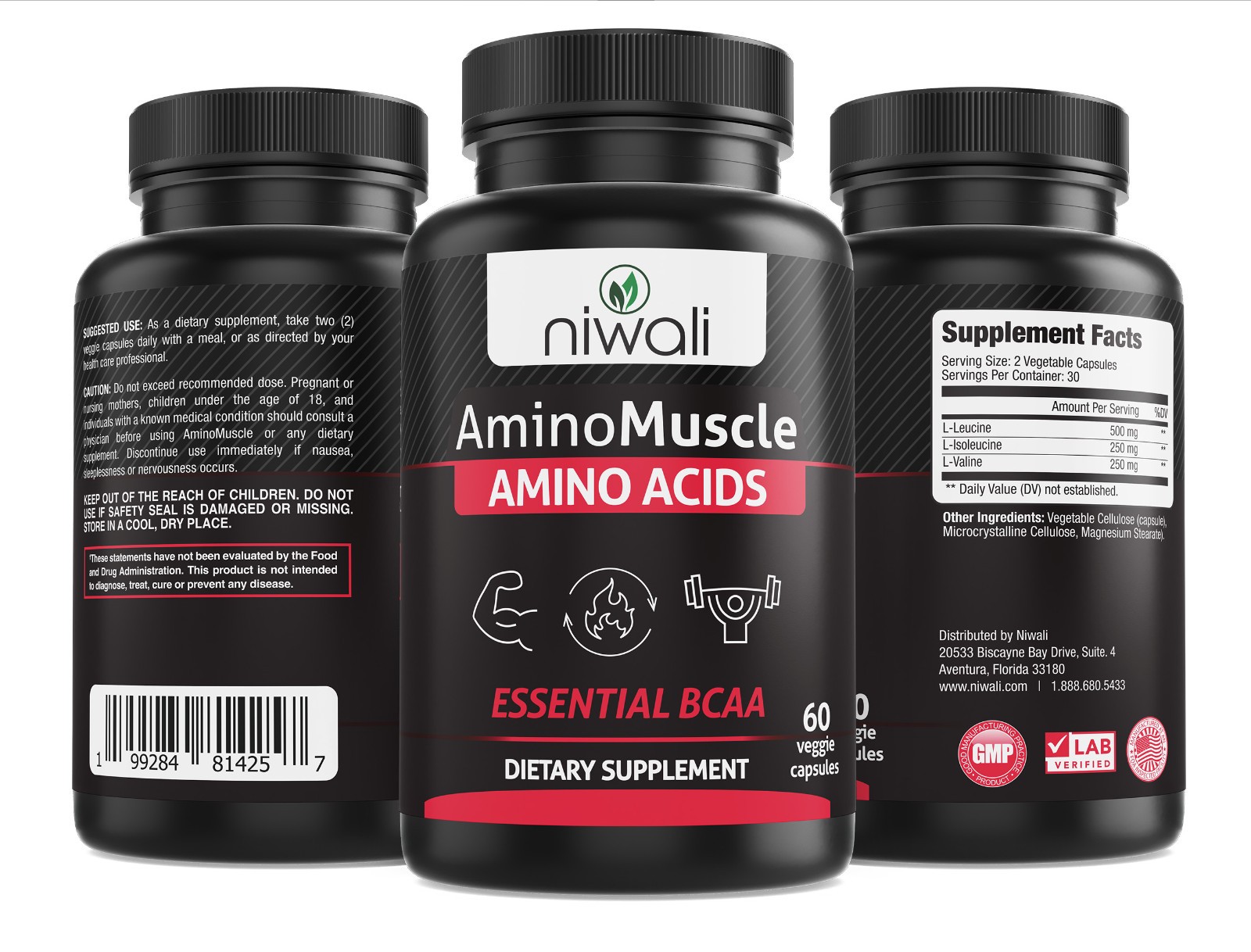 Alpha AminoMuscle Muscle Builder 60 Capsules | High Potency Protein Support