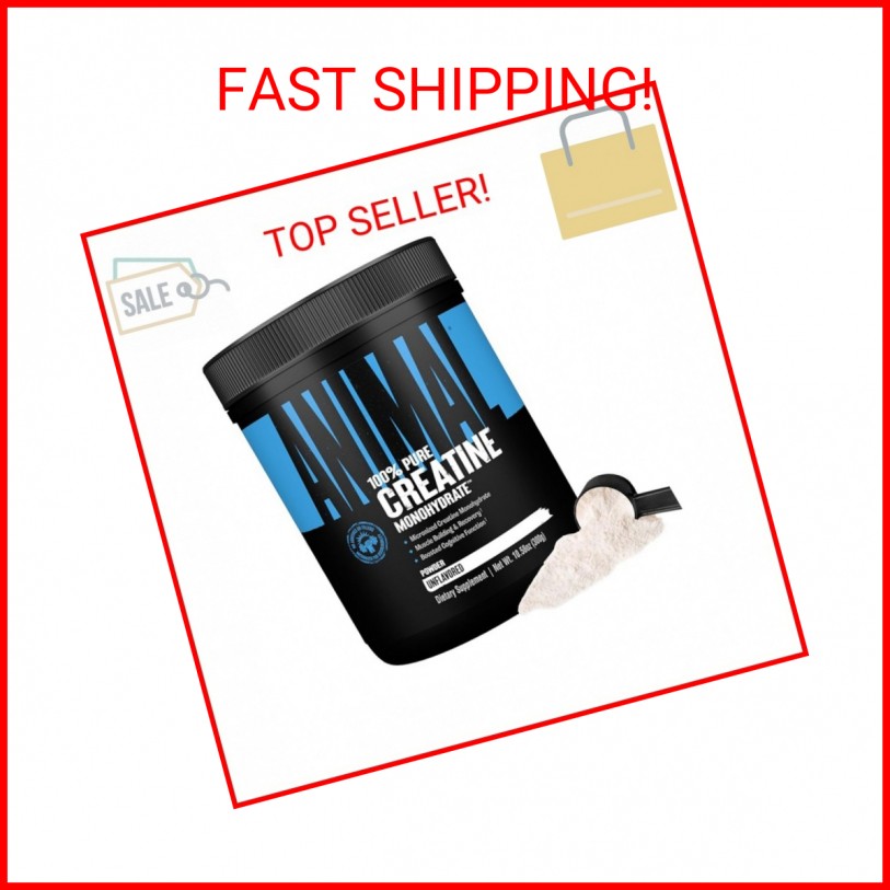 Animal Creatine Monohydrate Powder – Micronized Creatine for Women and Men, Supp