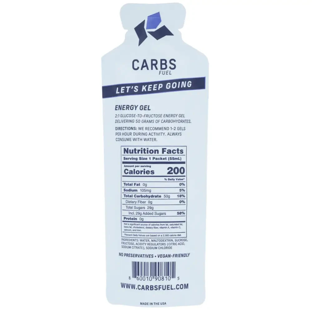 Carbs Fuel Original 50G Energy Gel