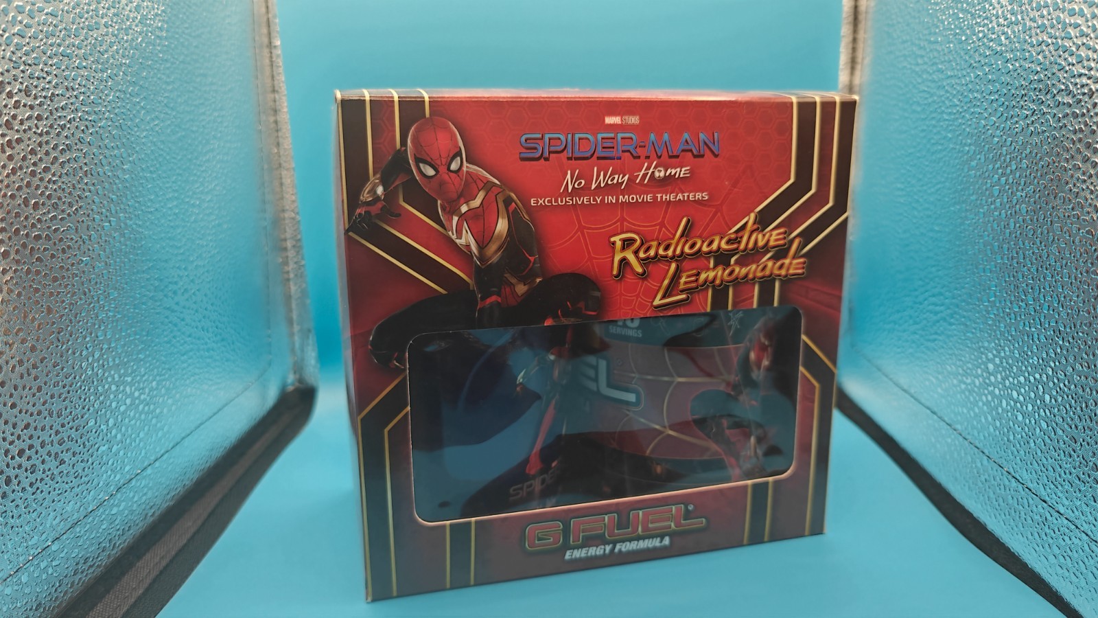 G Fuel Spider-Man Radioactive Lemonade Gfuel Collectors Box Complete set of 3