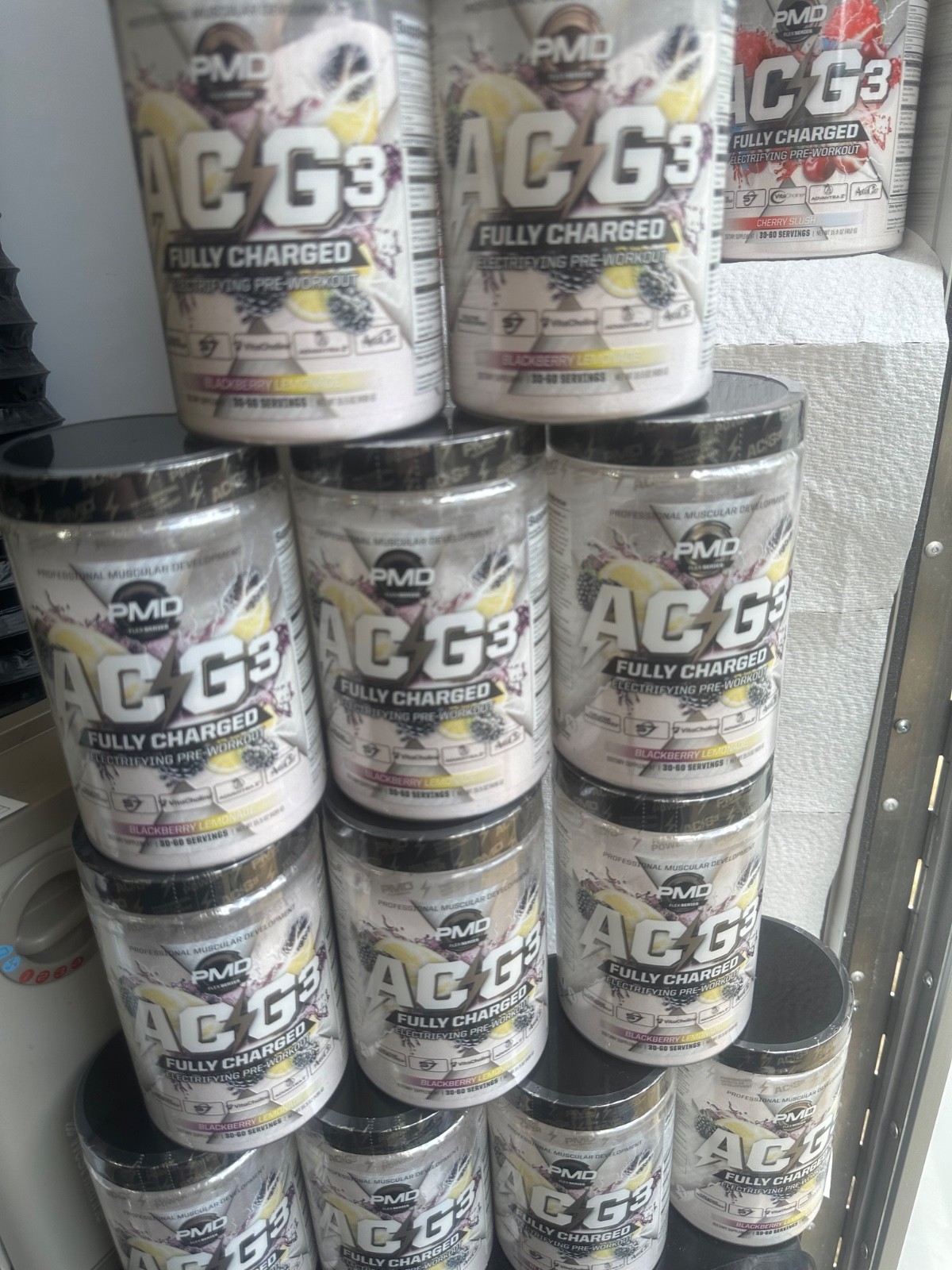 PMD ACG3 Fully Charged Pre-Workout – Blackberry Lemonade 30 Servings)