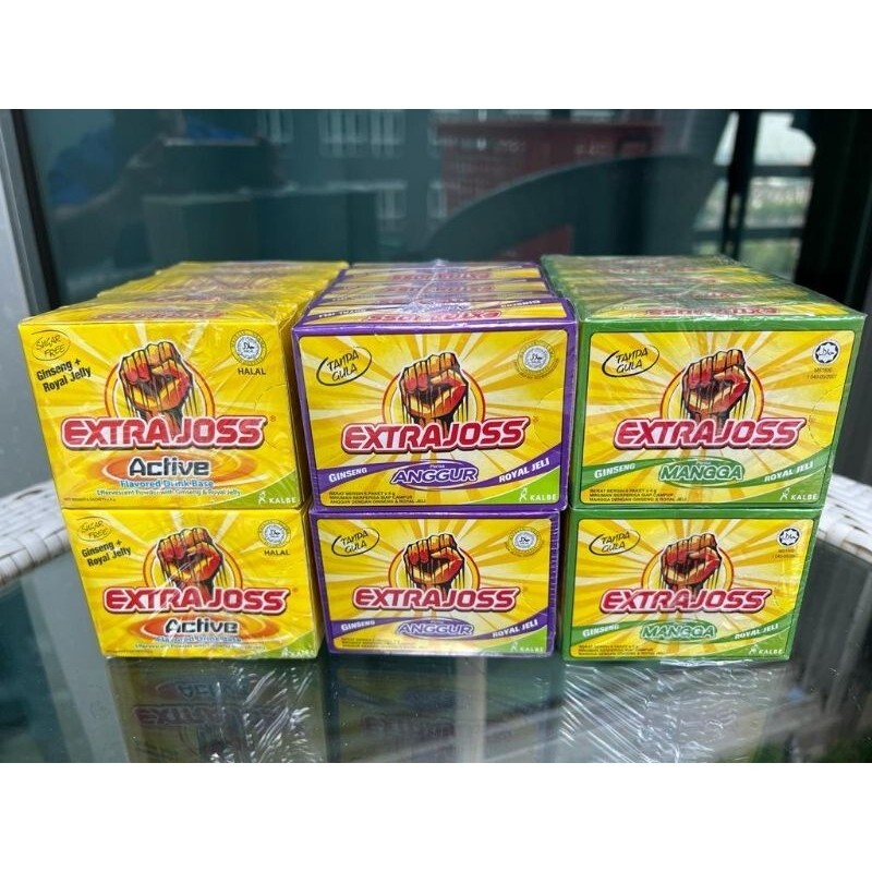 10 Boxes EXTRA JOSS (60 Sachets) Energy Drink Powder Sugar Free Boost Stamina